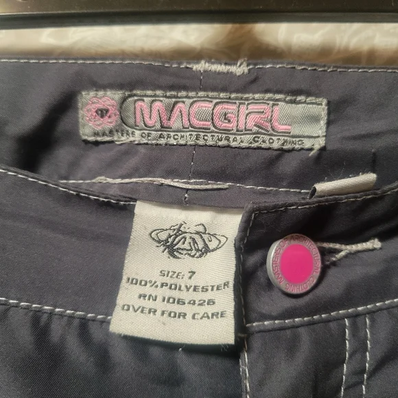 MACgirl y2k goth rave pants Macgear low rise raver - Picture 2 of 12